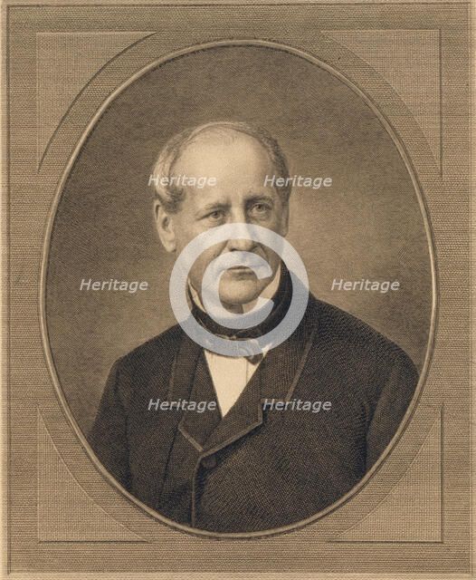 Portrait of Count Modest Andreyevich von Korff (1800-1876), 1876. Artist: Pozhalostin, Ivan Petrovich (1837-1909)