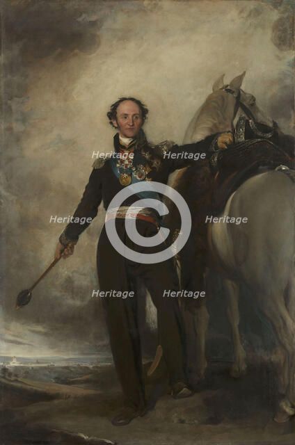 Portrait of Count Matvei Ivanovich Platov (1757-1818), 1814. Creator: Lawrence, Sir Thomas (1769-1830).