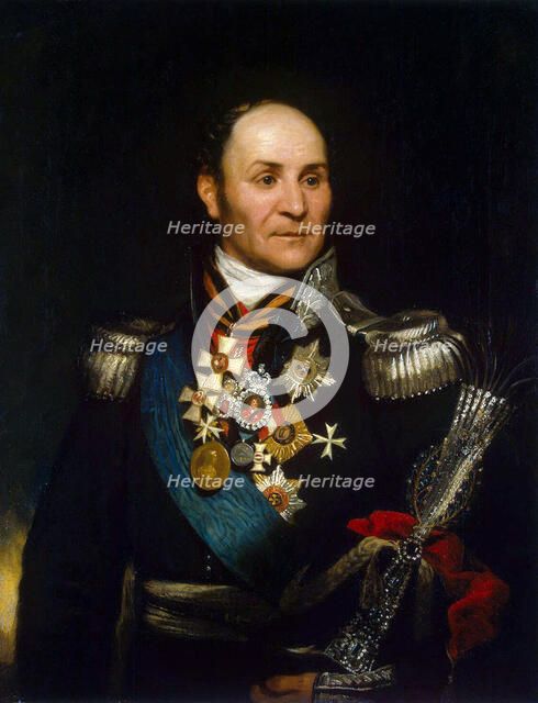 Portrait of Count Matvei Ivanovich Platov', (1757-1818), 1814. Creator: Phillips, Thomas (1770-1845).