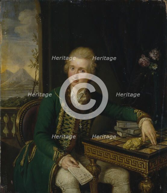 Portrait of Count Michael Johann von der Borch (1751-1810). Artist: Guttenbrunn, Ludwig (1750-1819)
