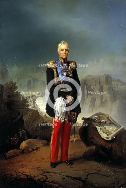 Portrait of Count Mikhail Vorontsov (1782-1856), Second Half of the 18th cen.. Artist: Anonymous  