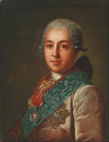 Portrait of Count Mikhail Mikhaylovich Golitsyn (1731-1806), 1774. Artist: Rokotov, Fyodor Stepanovich (1735-1808)