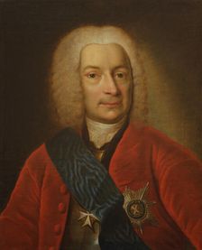 Portrait of Count Mikhail Petrovich Bestuzhev-Ryumin (1688-1760), Second Half of the 18th cen. Creator: Anonymous