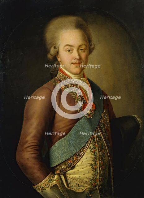 Portrait of Count N.P.Sheremetev, 1789. Creator: Unknown.