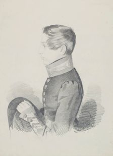 Portrait of Count N.M. Golitsyn , 1830s. Creator: Hampeln, Carl, von (1794-after 1880)