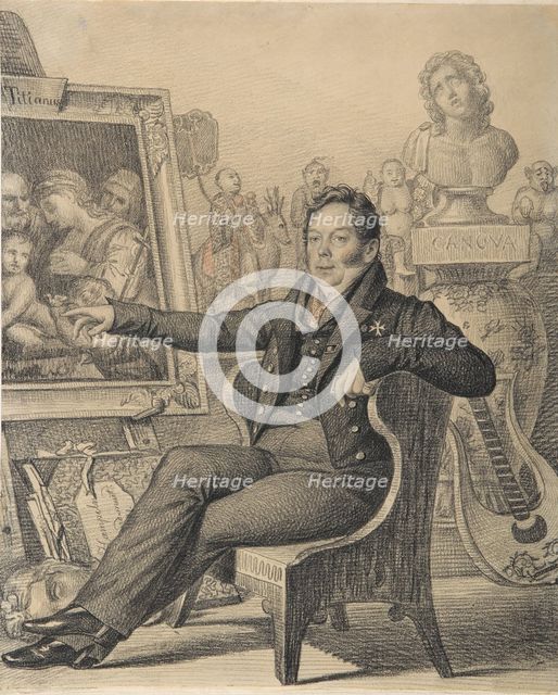 Portrait of Count Nikita Ivanovich Dondukov-Korsakov (1776-1857), 1821. Creator: Hampeln, Carl, von (1794-after 1880).