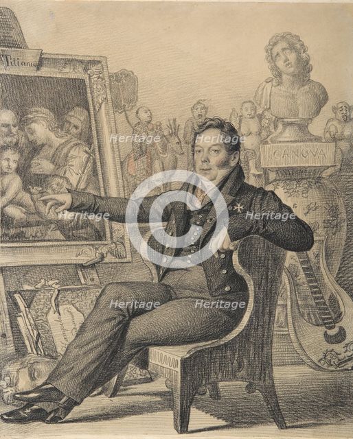 Portrait of Count Nikita Ivanovich Dondukov-Korsakov (1776-1857), 1821. Creator: Hampeln, Carl, von (1794-after 1880).