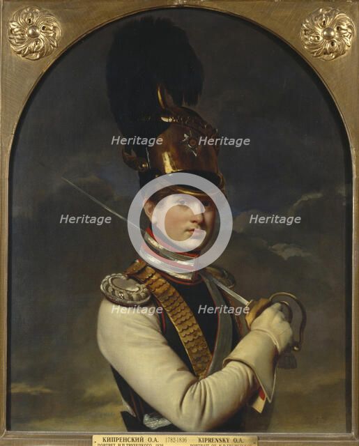 Portrait of Count Nikita Petrovich Trubetskoy (1804-1886), 1826. Artist: Kiprensky, Orest Adamovich (1782-1836)