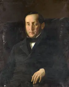 Portrait of Count Nikolai Zubov, 1853. Creator: Fufayev