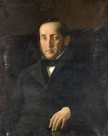 Portrait of Count Nikolai Zubov, 1853. Creator: Fufayev