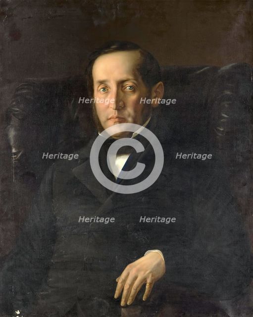 Portrait of Count Nikolai Zubov, 1853. Creator: Fufayev.