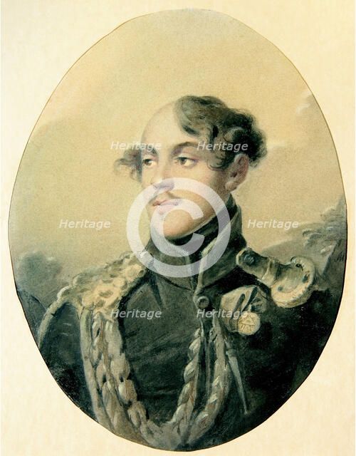 Portrait of Count Nikolai Ilyich Tolstoy (1794-1837). Creator: Molinari, Alexander (1772-1831).