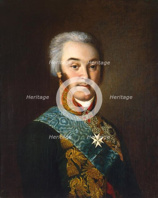 Portrait of Count Nikolai Petrovich Sheremetev (1751-1809), 1800s. Artist: Argunov, Nikolai Ivanovich (1771-after 1829)
