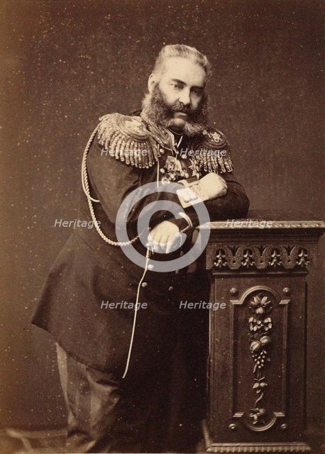 Portrait of Count Nikolay Vladimirovich Adlerberg (1819-1892), 1874.