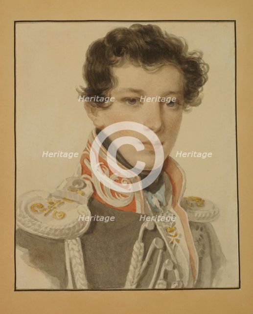 Portrait of Count Nikolay Alexandrovich Samoylov (1800-1842), 1830s.