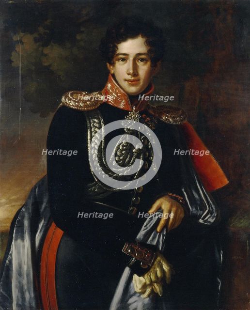 Portrait of Count Nikolay Alexandrovich Samoylov (1800-1842), ca 1825. Artist: Mitoire, Benois Charles (?-after 1830)