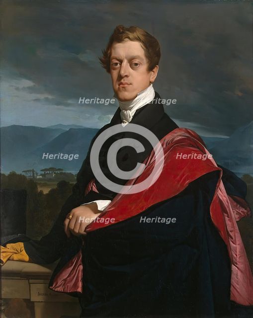 Portrait of Count Nikolay Guryev, 1821. Creator: Jean-Auguste-Dominique Ingres.
