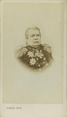 Portrait of Count Nikolay Muravyov-Amursky (1809-1881), ca 1865. Creator: Franck (François Gobinet de Villechole) (1816-1906)