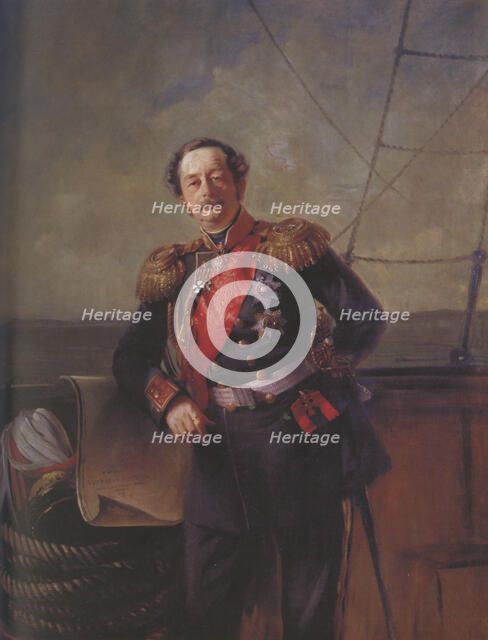 Portrait of Count Nikolay Nikolayevich Muravyov-Amursky (1809-1881), 1863. Artist: Makovsky, Konstantin Yegorovich (1839-1915)