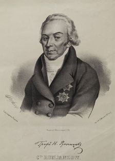 Portrait of Count Nikolay Petrovich Rumyantsev (1754-1826). Artist: Borel, Pyotr Fyodorovich (1829-1898)