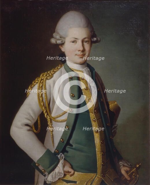 Portrait of Count Nikolay Semyonovich Mordvinov (1754-1845), 1771. Artist: Christineck, Carl Ludwig Johann (1732/3-1792/4)