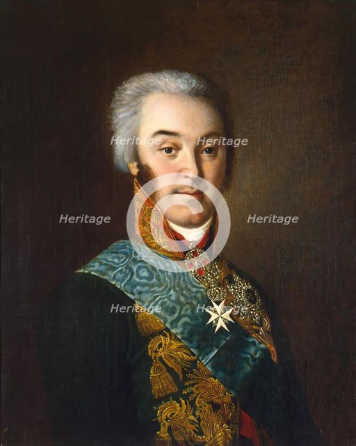 Portrait of Count Nikolay Sheremetev, 1799. Creator: Nikolay Argunov.
