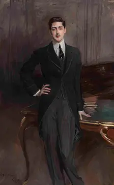 Portrait of Count Sergey Platonovich Zubov (1881-1964), 1913. Creator: Boldini, Giovanni (1842-1931)