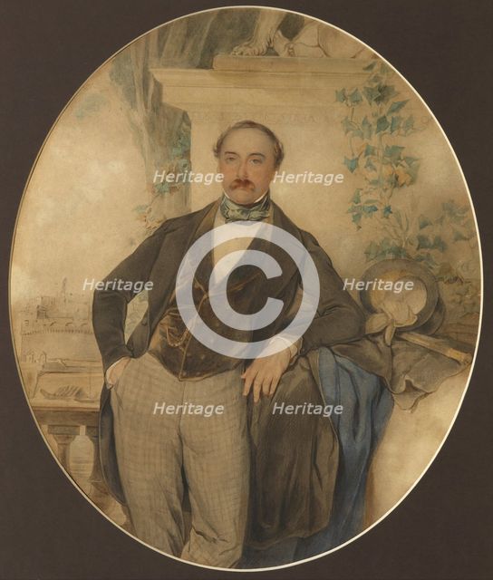 Portrait of Count Sergei Fyodorovich Golitsyn (1812-1849), 1847.