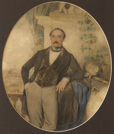 Portrait of Count Sergei Fyodorovich Golitsyn (1812-1849), 1847