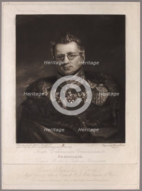 Portrait of Count Stanislaw Potocki (1782-1831).