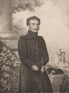 Portrait of Count Paul Khristoforovich Grabbe (1789-1875) , 1820s. Creator: Hampeln, Carl, von (1794-after 1880)