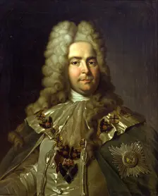 Portrait of Count Pavel Ivanovich Yaguzhinsky (1683–1736), Second Half of the 18th cen. Creator: Anonymous