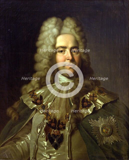 Portrait of Count Pavel Ivanovich Yaguzhinsky (1683–1736), Second Half of the 18th cen. Creator: Anonymous.