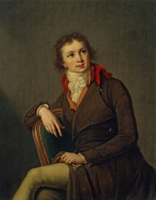 Portrait of Count Pavel Stroganov, 1790. Creator: Elisabeth Louise Vigee-LeBrun