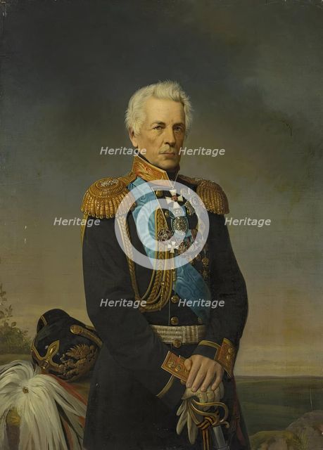 Portrait of Count Pavel Pahlen, 1872. Creator: Georg von Bothmann.