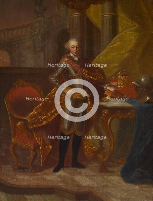 Portrait of Count Palatine Charles Theodore (1724-1799), Elector of Bavaria. Creator: Horemans, Peter Jacob (1700-1776).