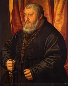 Portrait of Count Palatine Ottheinrich, c1550. Creator: Georg Pencz