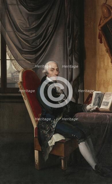 Portrait of Count Pietro Francesco Visconti Borromeo (1747-1823), 1823-1824. Creator: Hayez, Francesco (1791-1882).