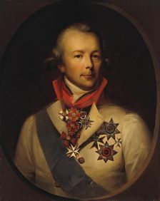 Portrait of Count Piotr Palen, 1795. Creator: Unknown