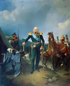 Portrait of Count Piotr Wittgenstein, 1842. Creator: Franz Kruger