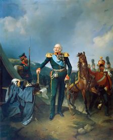 Portrait of Count Piotr Wittgenstein, 1842. Creator: Franz Kruger