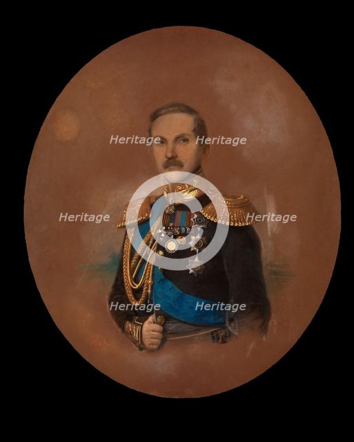 Portrait of Count Pyotr Kleinmichel (1793-1869). Artist: Randel, Friedrich (1808-1886)