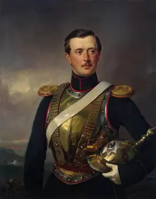 Portrait of Count Pyotr Shuvalov, 1850. Creator: Franz Kruger