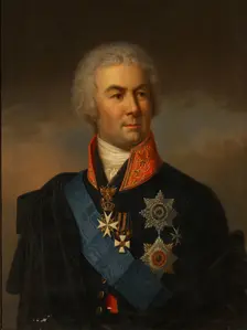 Portrait of Count Pyotr Zavadovsky (1739–1812), 1849. Artist: Schulz, Carl (1823-1876)