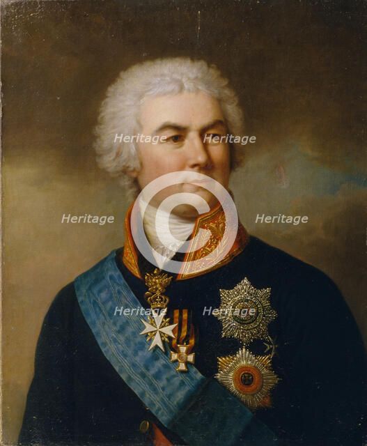 Portrait of Count Pyotr Zavadovsky (1739–1812). Artist: Shchukin, Stepan Semyonovich (1762-1828)