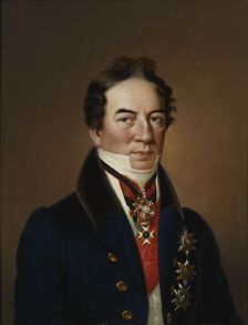 Portrait of Count R. H. Rehbinder, c1820. Creator: Johan Erik Lindh