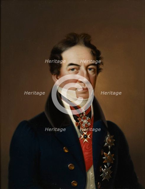 Portrait of Count R. H. Rehbinder, c1820. Creator: Johan Erik Lindh.