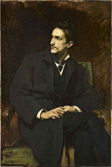Portrait of Count Robert de Montesquiou, 1879. Creator: Doucet, Henri-Lucien (1856-1895)