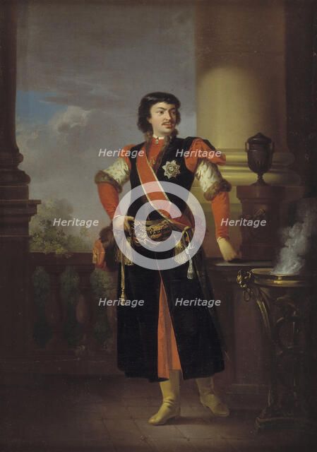 Portrait of Count Rzewuski, Polish Ambassador to Denmark, 1789-1790. Creator: Christian August Lorentzen.