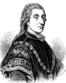 Portrait of Count Wenzel Anton Kaunitz-Rietberg (1711-1794), 1861